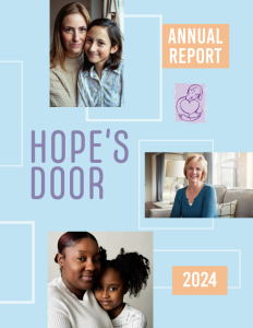Cover of the Hope's Door 2025 Annual Report
